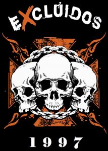 Brasão Excluídos caveiras 1997